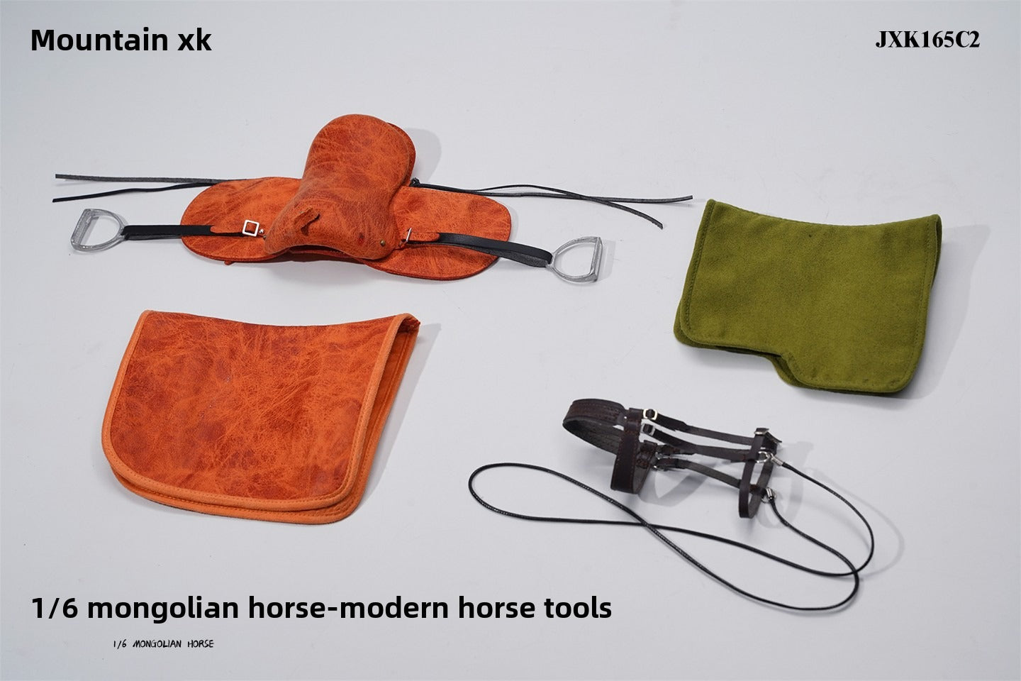 A highly detailed 1/6 scale Mongolian Horse Model crafted from resin, featuring realistic textures, hand-painted details, and a traditional saddle and bridle. This lifelike horse figurine is perfect for collectors, equestrian enthusiasts, and historical dioramas.