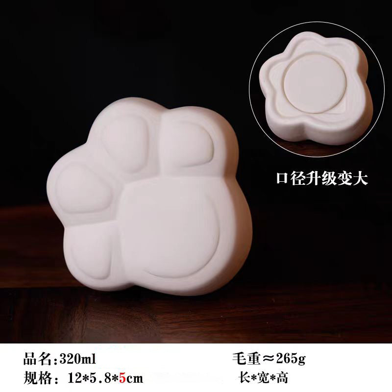 Paw Shaped Ceramic Ashes Urn for Pets