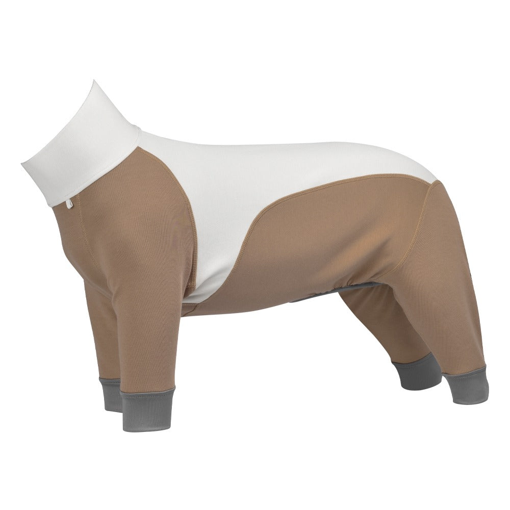 Thermal Weight All-Round Warmth Knit Coat for dogs by BlackDoggy. Features a Merino wool blend, full-body protection, and a gender-specific design. Perfect for outdoor adventures, cold weather, and indoor use, offering maximum warmth and comfort for your pet.