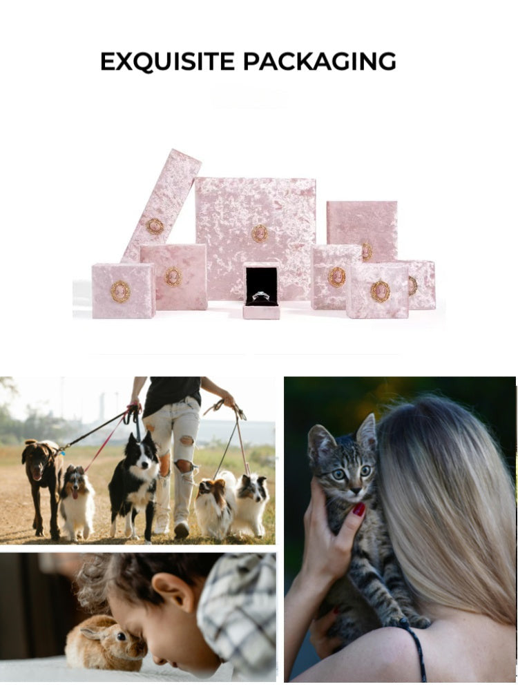 Custom Pet Portrait Keychain - Unique 925 Silver Dog and Cat Pendant Collection.