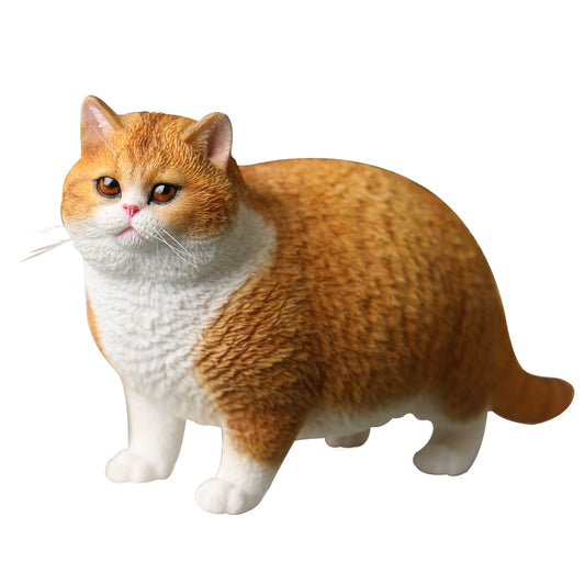 1/6 Fat Cat Model, a realistic and detailed cat figurine made from high-quality resin, depicting a plump and contented cat. Ideal for cat lovers and collectors, this lifelike model adds charm to any space, measuring 11.5cm in length and 7cm in height. A unique, limited edition collectible that captures the essence of a well-fed feline, perfect for display and as a thoughtful gift.