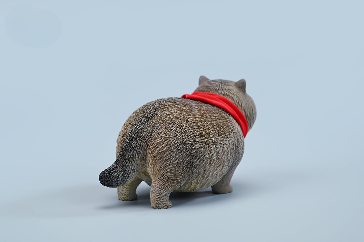  A collection of 1/6 Fat Cat 5.0 Models featuring four charming cat figurines in different colors, each adorned with a red scarf. The figurines showcase detailed expressions and fur textures, perfect for cat lovers and collectors.