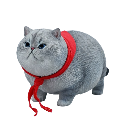 NEW 1/6 Fat Cat 5.0 Model - Adorable Cat Figurine Collection