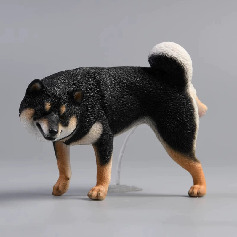  1/6 Half-Squat and Leg-Rising Shiba Inu Model, a realistic and detailed Shiba Inu figurine made from high-quality resin, depicting the playful nature of Shiba Inu dogs in lifelike poses. Perfect for collectors and dog lovers, these models add a touch of humor and realism to any space, available in various colors and poses. A unique and collectible tribute to the beloved Shiba Inu breed.