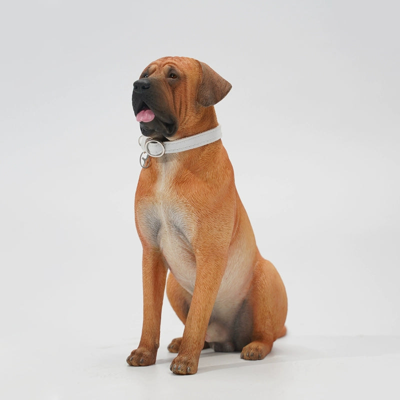1/6 scale Tosa dog simulation models featuring realistic details and lifelike textures. These figurines capture the noble and powerful stature of the Tosa breed, complete with expressive faces and a sleek coat. Ideal for collectors and dog lovers, these models add a touch of elegance to any display.