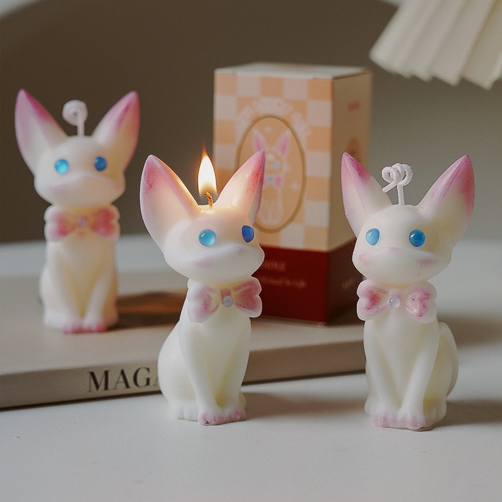 Cute fairy cat scented candle, modeling wax, atmosphere aromatic, small handmade candle.