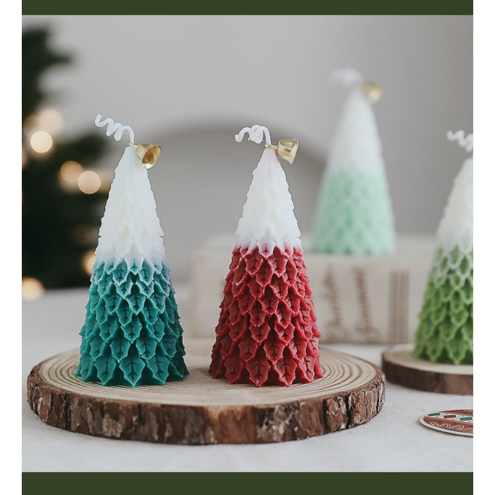 Christmas Tree Candle, Aromatherapy Gift Box, Creative Christmas Atmosphere Handmade Ornaments, Christmas Aromatherapy Candle Souvenir.