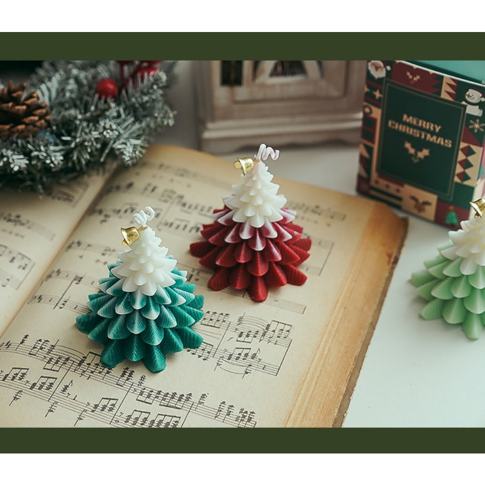 Christmas tree scented candle ornament, fragrance souvenir, creative romantic Christmas gift.