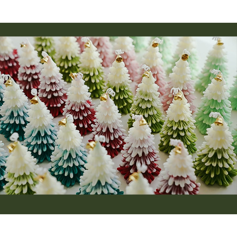 Christmas tree scented candles, Christmas gift, atmosphere decorative modeling, Christmas candles.