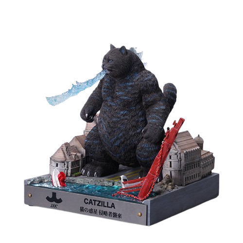 NEW Catzilla 2.0 Cat Model - Imposing Cat Figurine Collection