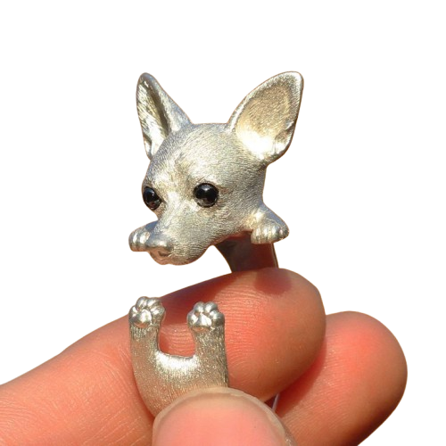 Miniature Pinscher Dog Rings - 925 Silver Handcrafted Dog Jewelry