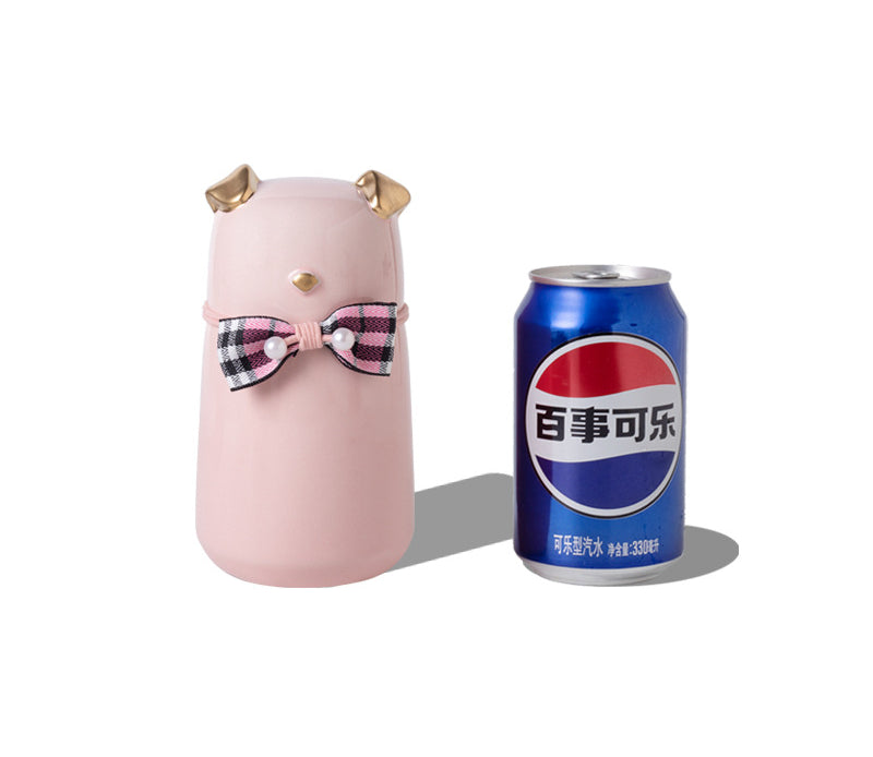 White ceramic simple pet cremation urn with a glossy, moisture-resistant finish, featuring a round shape and smooth texture, ideal for North American pet owners. This handcrafted urn provides secure ashes storage, perfect for home memorial display on mantels or shelves, with a clean white design for a dignified tribute.