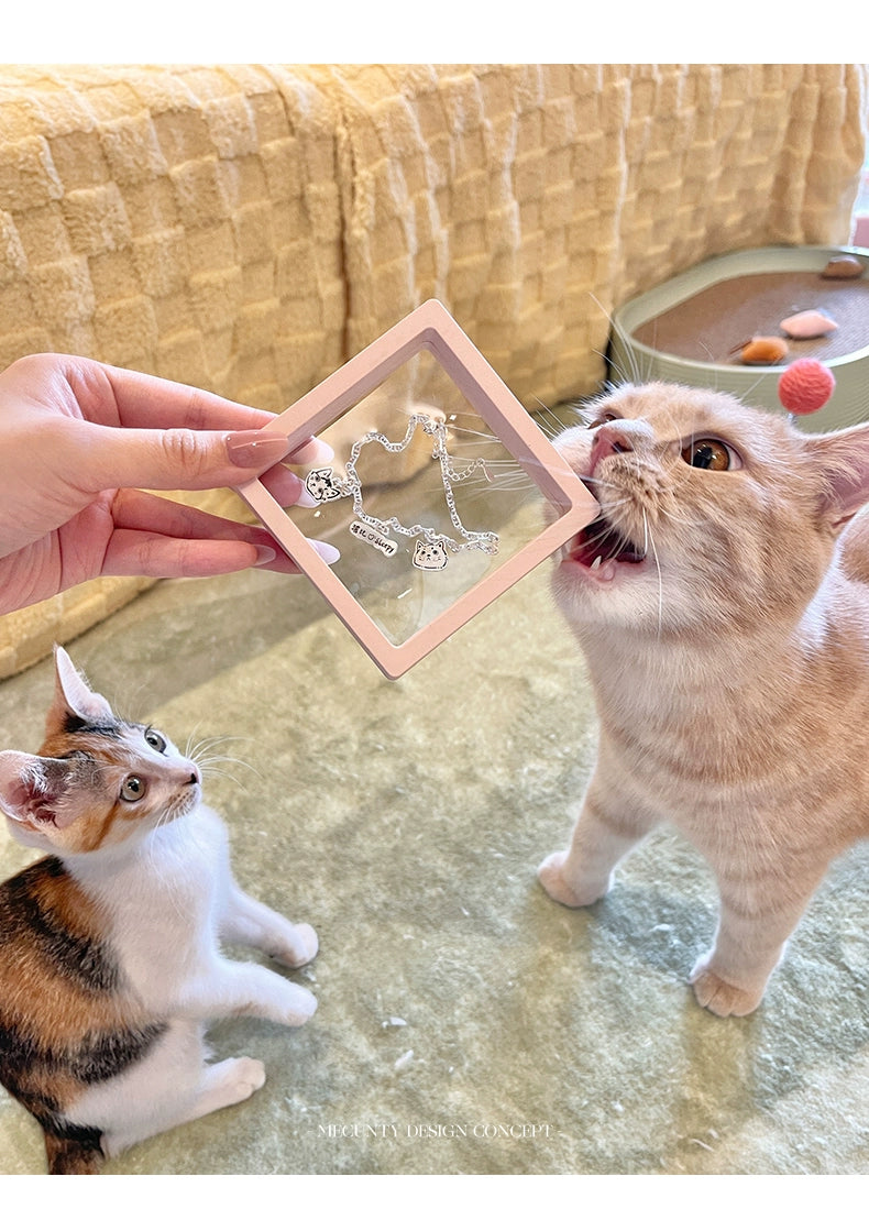 DIY Custom Silver Jewelry Bracelet light luxury niche dog cat pet periphery custom bracelet DIY handmade gift.