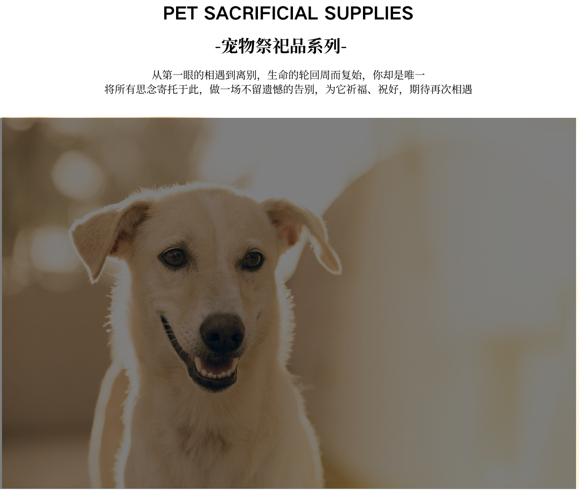 Pet Memorial Sacrificial Paper for Dog and Cat Funeral Offerings