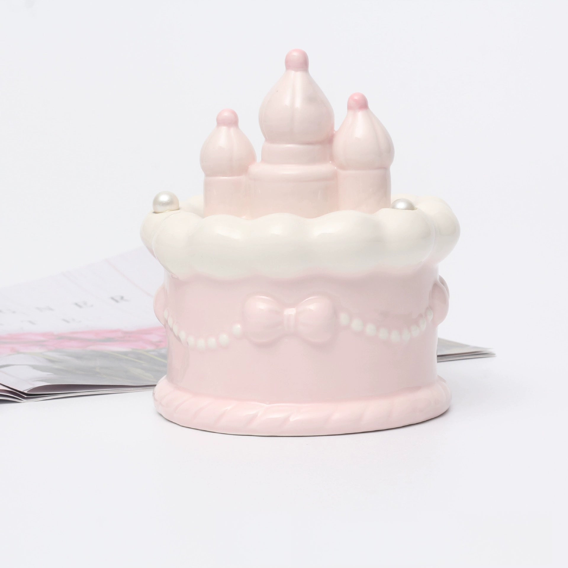 Pink Ceramic Round Pet Cremation Urn provides a secure and elegant way to store cat or dog ashes. With a smooth round design, soft pastel pink color, and durable ceramic craftsmanship, it’s perfect for home memorial display while keeping your pet’s memory safe and close.