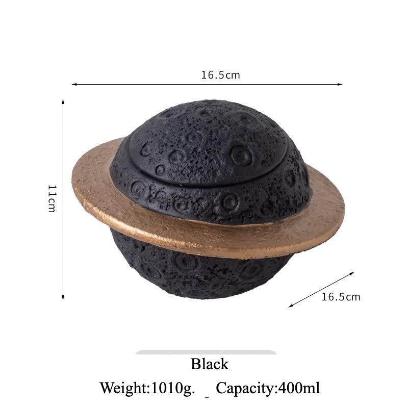 Discover the Pink Saturn-Shaped Pet Urn, a heartfelt memorial ashes holder crafted from durable Portland cement for North American pet owners. This whimsical planet-inspired design in soft pink, complete with a gold ring and textured craters, offers secure storage for up to 400ml of ashes from small pets. Measuring 16.5cm wide and 11cm tall, it weighs 1010g and fits perfectly on shelves or mantels, blending seamlessly into home decor. Ideal for cat or dog lovers seeking a unique tribute, it addresses grief 