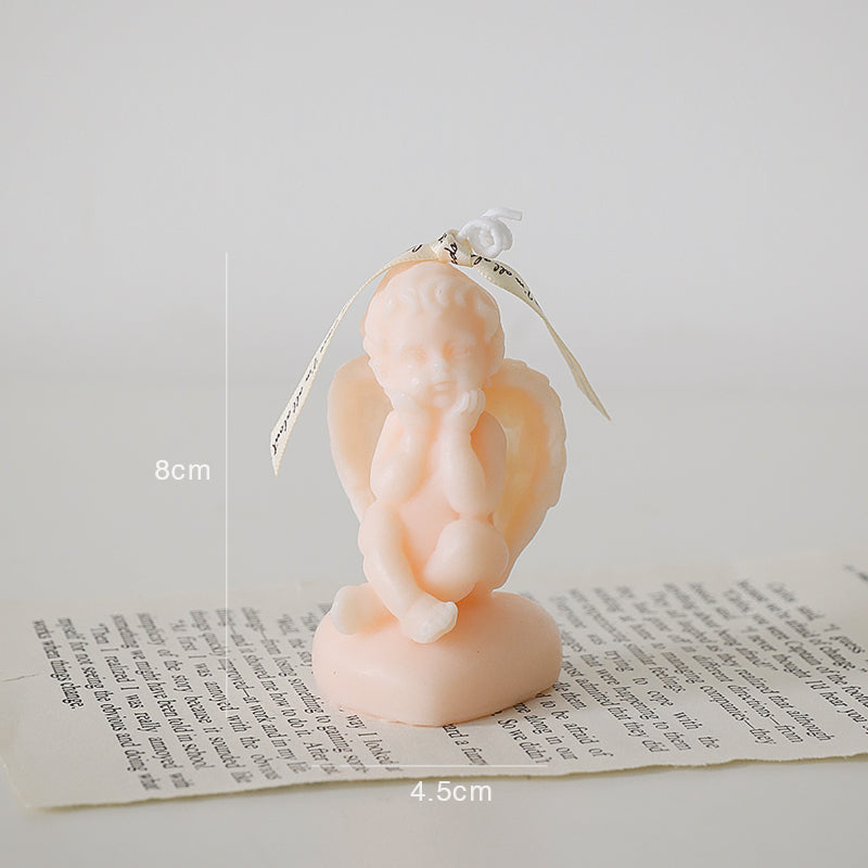 Little angel scented candles, home decoration, small ornament, birthday gift, handmade fragrance candles.