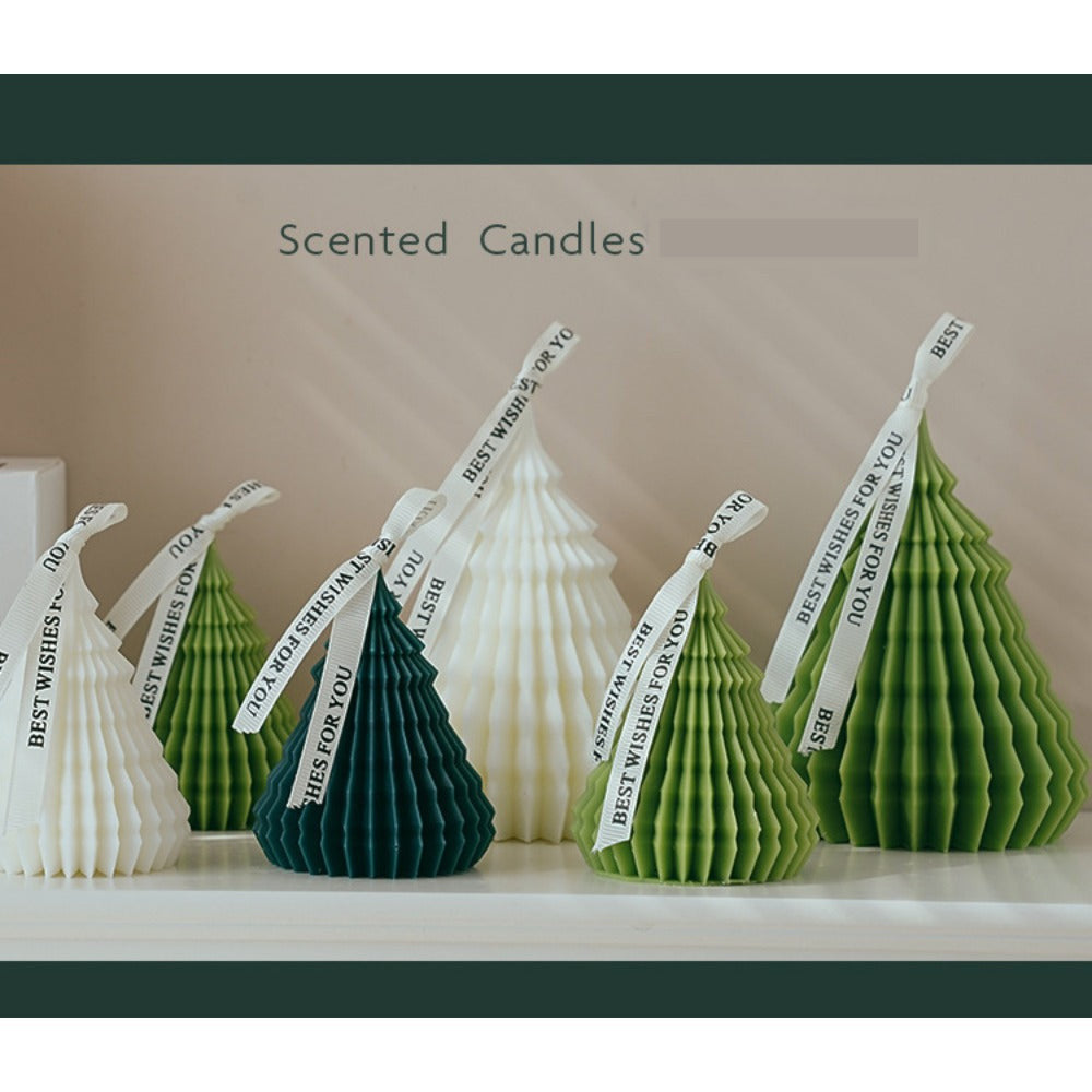 Christmas tree scented candle, scented ornament,  souvenir.